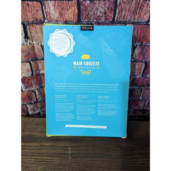 Hallu Main Squeeze 3 Pcs Bath Gift Set - Picture 4 of 5